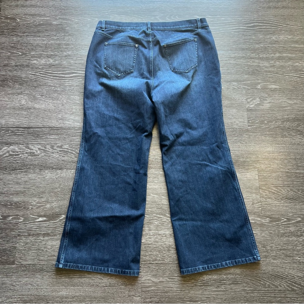 Lafayette 148 New York Mercer Kick Flare Jeans - Picture 6 of 8